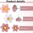 thumbnail image 3 of LZLINGMEI Flower Push Pins, 30pcs Cute Push Pins for Bulletin Board, Decorative Thumb Tacks Push Pins for Cork Board, Photo Wall, Map, Office or Home, 3 of 7
