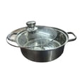 thumbnail image 3 of Olla caliente con divisor Shabu Shabu, olla china de doble cara, quemador caliente multiusos, dos 26cm, 3 of 9