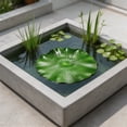 thumbnail image 6 of Dongrere 10 Pcs Artificial Floating Lotus Leaf, Fake Water Lily Pad, Fake Lotus Leaves for Pond Basin Fountain & Patio Water Feature Landscape Decor, 11 Inch, 6 of 6