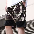 thumbnail image 3 of Puntoco Pantalones Cortos Con Estampado Hawaiano Para Hombre, Pantalones Cortos Con Bolsillo Y Cordón, Color M, Pantalones Cortos Hombre, 3 of 3