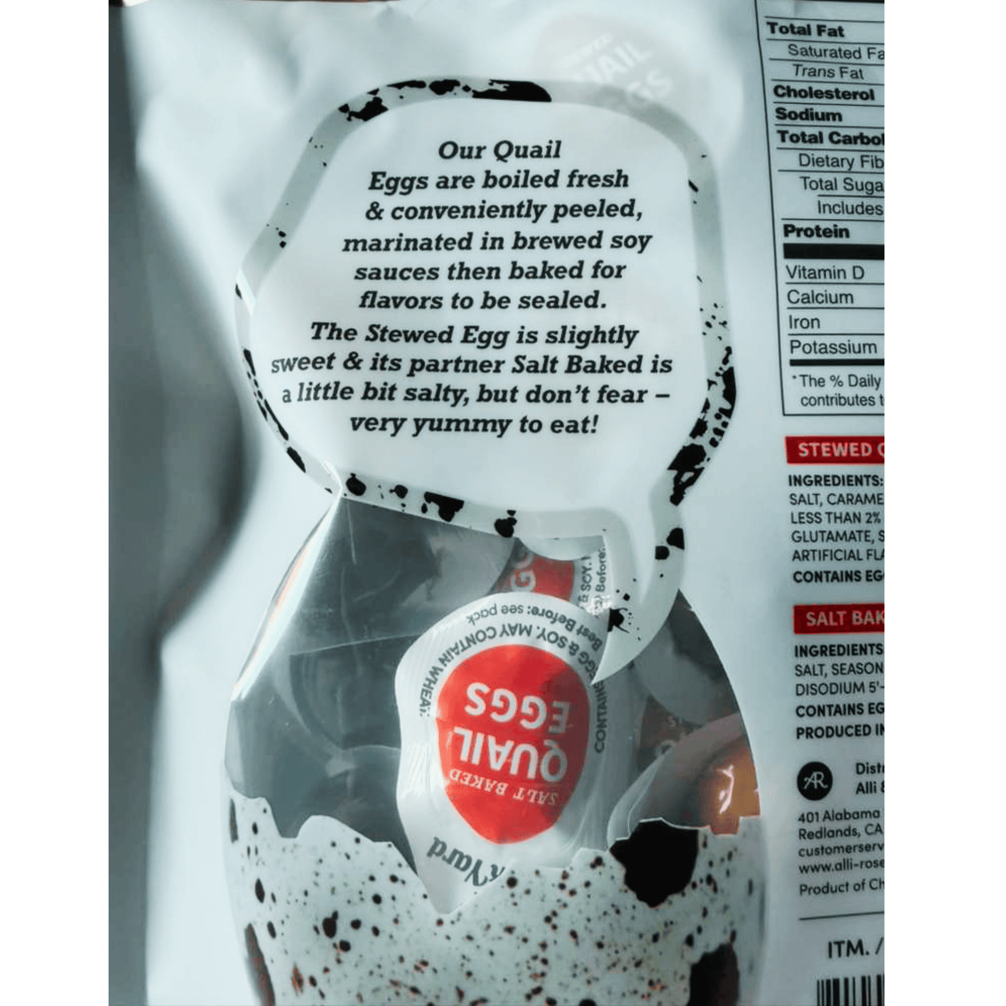 The SnakYard Flavored Quail Eggs, Stewed & Salt-Baked Mix, Ready to Eat, 54 ct (14.1 oz)