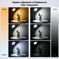 thumbnail image 2 of Kit de 2 luces LED para video Dazzne bicolor regulables de 16 W, 2 of 7
