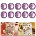 thumbnail image 4 of 1440 piezas cristal diamantes de imitación una espalda plana joyería decoración diamante ss20 púrpura, 4 of 8