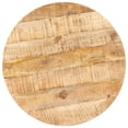 thumbnail image 2 of vidaXL Bistro Table Round Ø60x75 cm Rough Mango Wood, 2 of 4