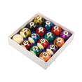 thumbnail image 4 of 16 Piezas Bolas de Billar Equipamiento Mesa Pool Billares Resina Numeradas Sensación Cómoda Superficie Brillante Apta para Club Bar Sala de Juegos Tor, 4 of 7