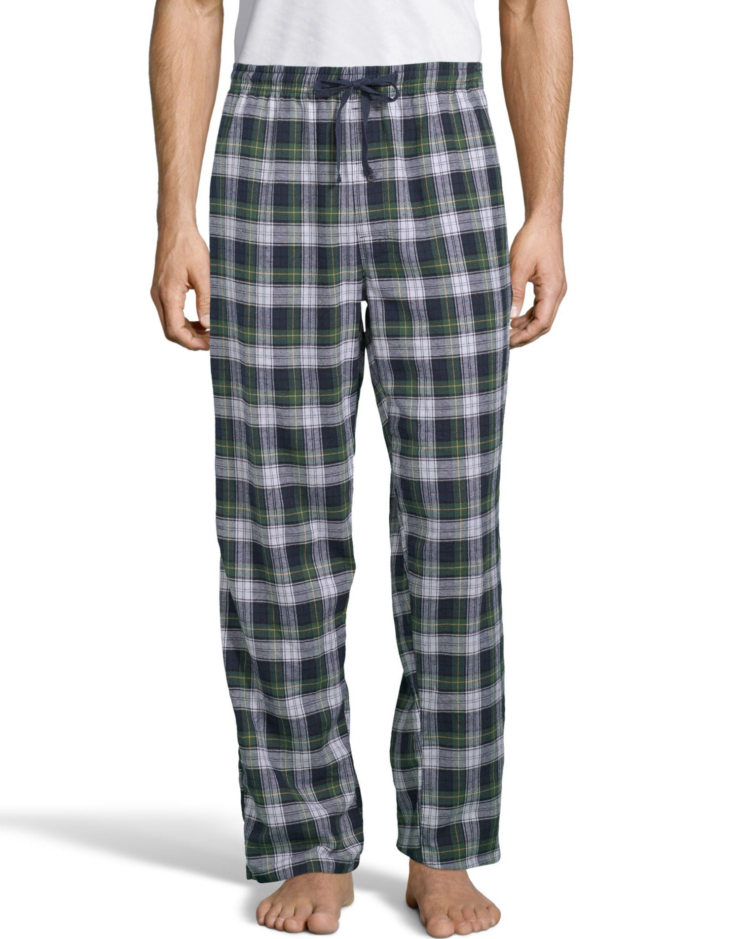 Hanes - Hanes Mens Flannel Pants with Comfort Flex Waistband, S ...
