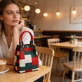 thumbnail image 6 of Gumesh Lightweight Tote Bag for Women,Knit Bucket Handbag for Daily Commuting - Small Item Storage, 9x6in, 6 of 7