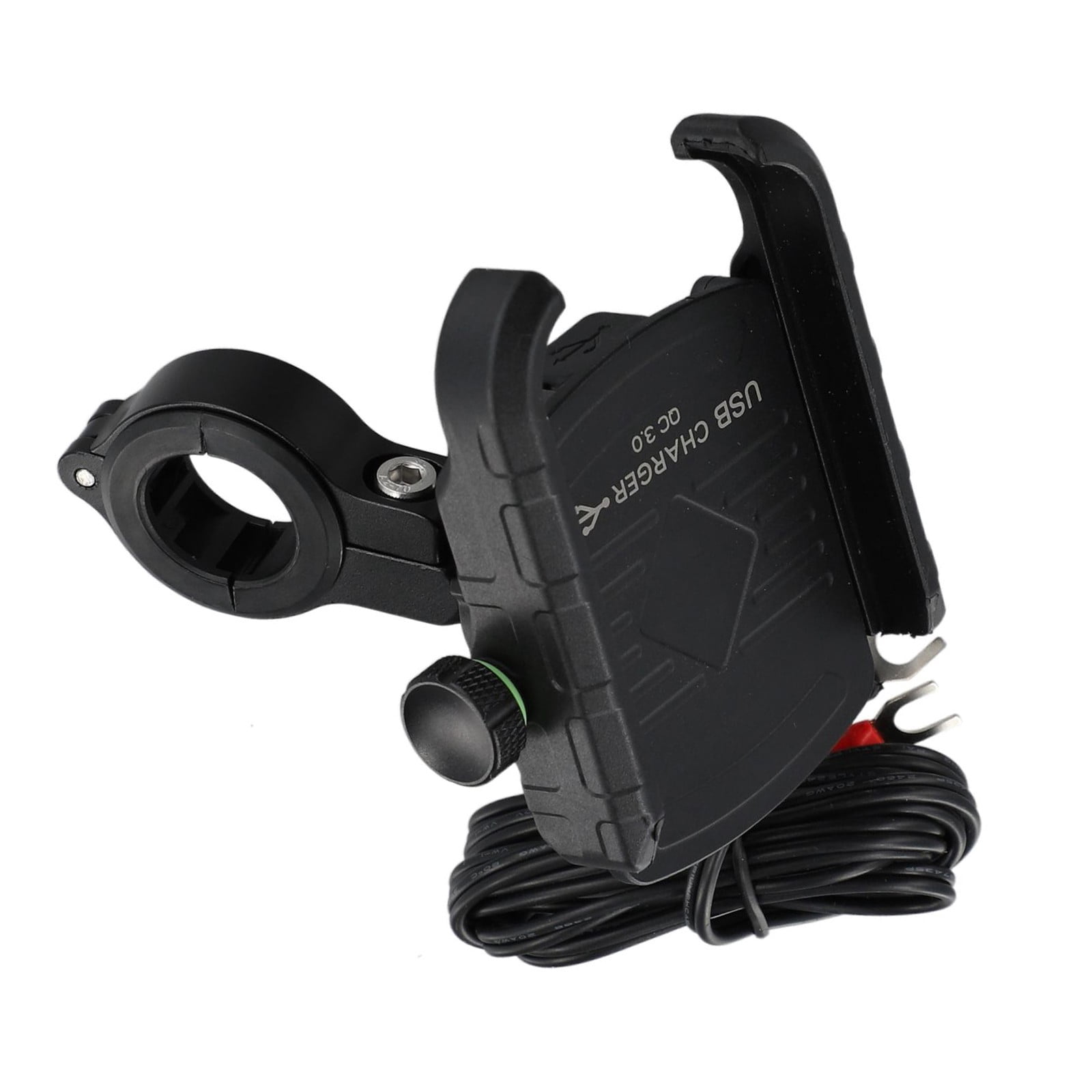 Motorcycle Wireless & USB C Charger Fast Charging Phone Holder Handlebar Mount