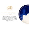 thumbnail image 5 of Thyme & Table Blue Drip Stoneware Round Salad Plate, 5 of 5