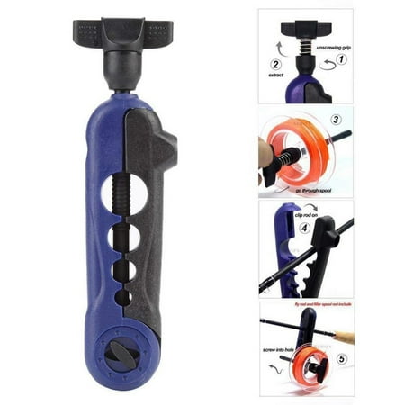 Fishing Line Winder - Outtop Portable Line Spooler Fishing Line Winder Reel Spooler Machine Spooling Station