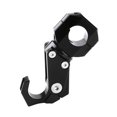 thumbnail image 2 of Metal Motocicleta Hogar Casco Soporte Aluminio Aleación Botella de Equipaje Negro 28mm Cola Gancho para motocicleta, 2 of 7
