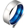 thumbnail image 1 of GHSDFBB Titanium Rings 4MM 6MM 8MM 10MM Wedding Band in Comfort Fit Matte for Men Women, 1 of 6