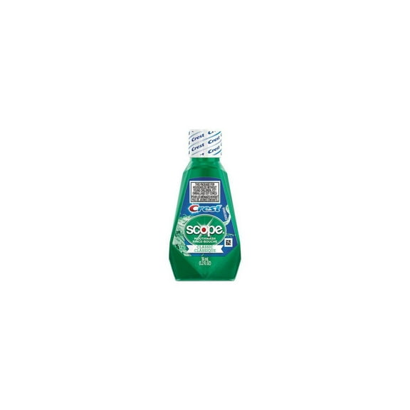Crest, PGC97506, Scope Classic Mouthwash, 180 / Carton, Green