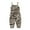 Khaki, variant on Odeerbi Clearance Baby Girls Boys Clothes Baby Rompers Toddler Jumpsuits Cartoon Printing Strap Romper Pants With Pockets