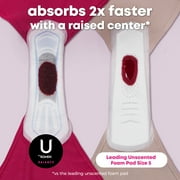 U by Kotex Balance Ultra Thin Pads with Wings, Heavy Absorbency, 46 Count