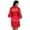 Light Red, variant on Women's Gold Glitter Robe‌ Short Satin Kimono Elegant Wedding Party Bathrobe for Bride S-2XL