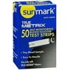 Sunmark True Metrix Self Monitoring Blood Glucose Test Strips - 50 ct