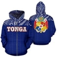 thumbnail image 4 of Sudadera con capucha con estampado 3D de Tonga, sudaderas negras polinesias con cremallera para hombre, sudaderas de gran tamaño a la moda para mujer, camisetas deportivas, ropa Y2k, 4 of 5