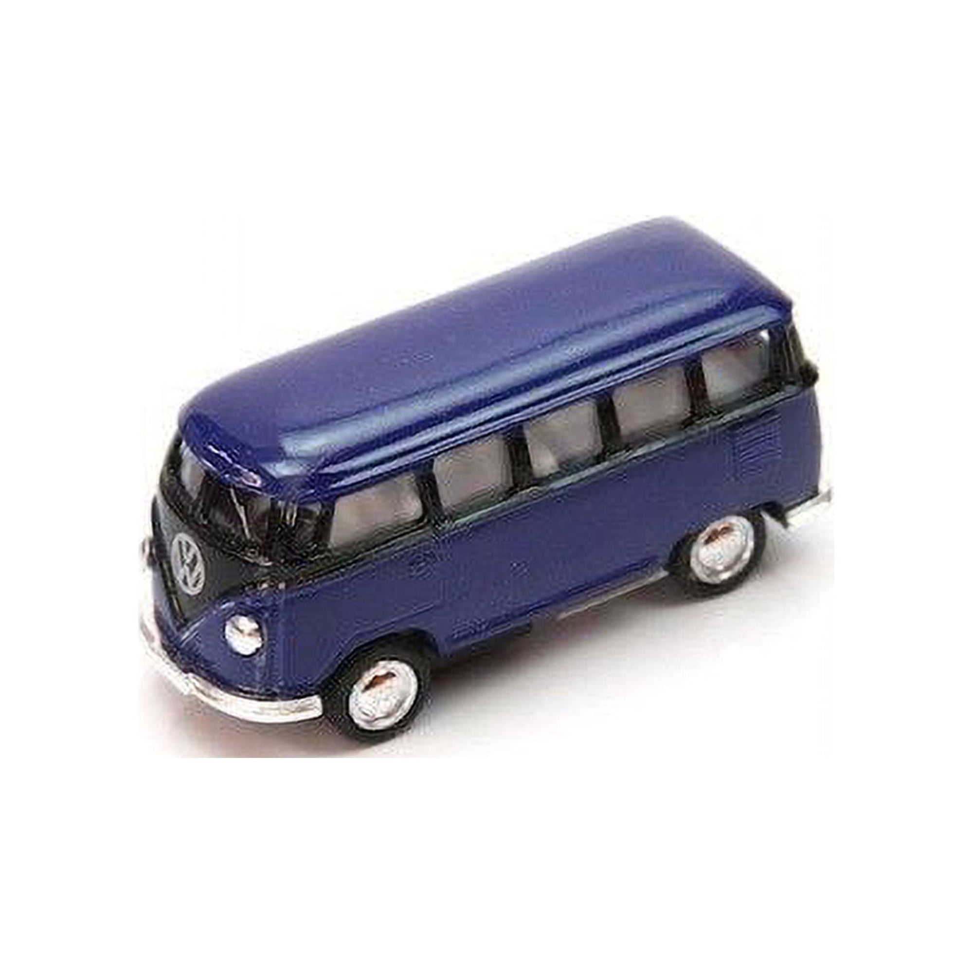 2.5" Kinsmart 1962 VW Volkswagen Bus Diecast Model Toy Car 1:64 Blue