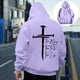 thumbnail image 1 of WILLBEST Sudaderas Deportivas para Hombre, Sudadera Informal con Capucha y Diseño Estampado De Dios para Hombre, Jersey De Manga Larga, Ropa Cómoda para Uso Diario Grande, 1 of 4