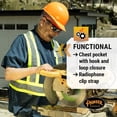 thumbnail image 4 of Pioneer Hi Vis Safety Shirt - Lightweight Moisture-Wicking Work T-Shirt With Reflective Tape - Class 1 - Navy Blue, 4 of 7