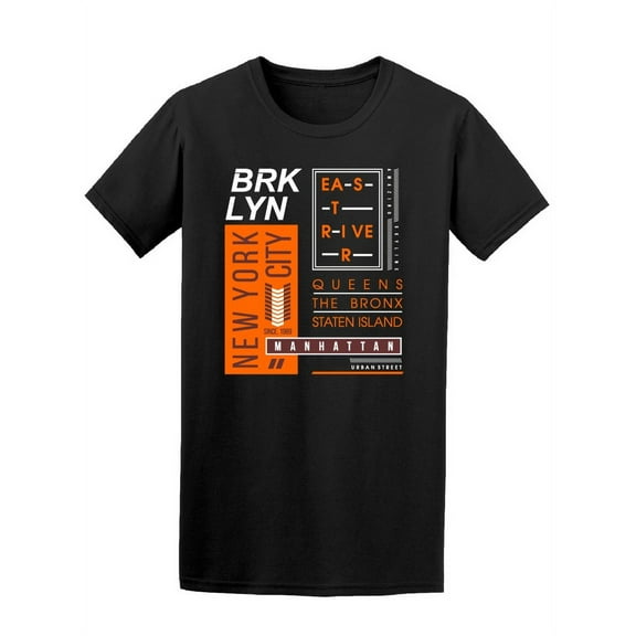 Brooklyn City Vintage East River T-Shirt Men -Image by Shutterstock, Male x-Large