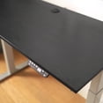 thumbnail image 2 of Elevate X Wood and Metal Electric Height Adjustable Desk - Black, 2 of 6
