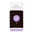 thumbnail image 1 of GIMME Beauty Bandas extra elásticas para cabello grueso, diseño pendiente de patente para máxima sujeción, lazos premium para cabello grueso y rizado, sujeción elegante y fuerte, marrón oscuro, paquet, 1 of 5
