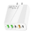 thumbnail image 3 of Fokuz QC3.0+PD20W Fast Charger With 3 USB Ports And Type C Functional Adapter For Smartphone Charging, 3 of 5