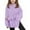 Light Purple, variant on Krdevn Girls Hooded Sweatshirt Long Sleeve Pullover with Thumb Holes Hem Soft Comfortable Casual Outerwear for Toddler Youth,13-14 Years