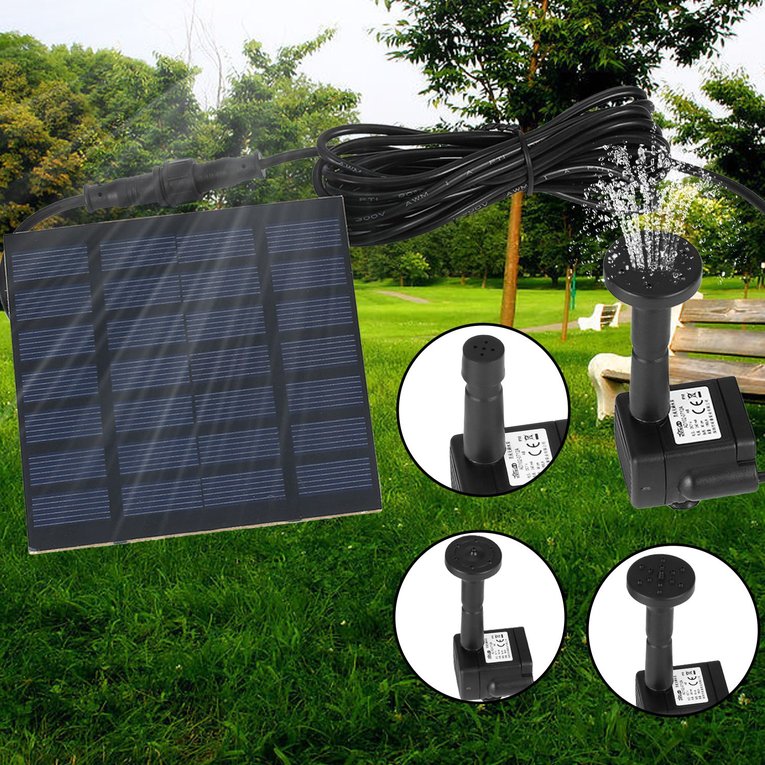 Professional Solar Power Fountain Garden Pond Pool Water Feature Pump Kit Panel Sun Plants... by TRYIF