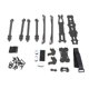 thumbnail image 1 of Kit de marco de drones remoto 3k fibra de carbono fiber conjunto de 295 mm de espesor del brazo de 6 mm para el brazo de 6 mm para mark4 v2 7 pulgadas fpv racing quadcopter, 1 of 6