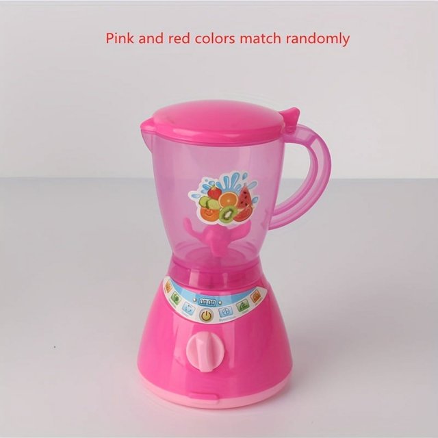 Kids' Kitchen Toy Set: Mini Electric Can Add Water, Rotation & Lights, Simulated Small Appliance Wall Breaker Fun!