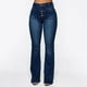 thumbnail image 3 of WILLBEST Pantalones Mujer Pantalones Vaqueros Acampanados de Tiro Medio para Mujer, Ajustados, Elásticos, Cómodos, Con Corte de Bota, Informales y de Moda. Extra Chica, 3 of 6