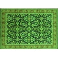 thumbnail image 1 of Ahgly Company Indoor Rectangle Oriental Green Industrial Area Rugs, 5' x 7', 1 of 4