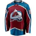 thumbnail image 2 of Men's Fanatics Martin Necas Burgundy Colorado Avalanche  Breakaway Player Jersey, 2 of 3