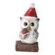 thumbnail image 1 of Estatua de búho de ojos grandes, adorno de búho, manualidades para amantes de los búhos, resina, cocina, chimenea, hogar caja de regalo, 1 of 9