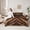 Brown 04, variant on Feelyou Cartoon Cherry Twin Bedding Sets 7pcs, Brown Cheetah Print Bedding Comforter Set