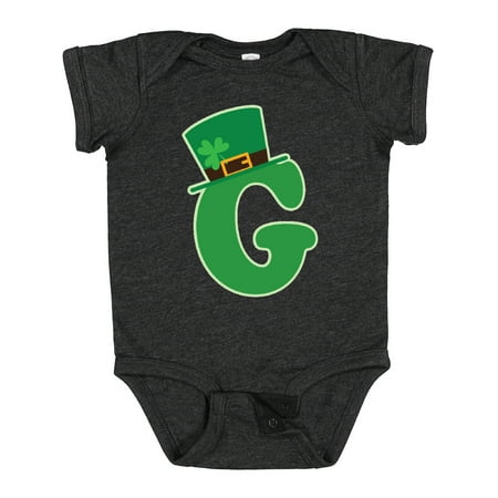 

Inktastic Irish St Patricks Day Letter G Monogram Gift Baby Boy or Baby Girl Bodysuit