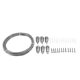 thumbnail image 2 of 10M Stainless Steel Wire Rope PVC Coated Steel Cable Adjustable Curtain Rope Lamp Suspension Picture Wire for Hanging, 2 of 9