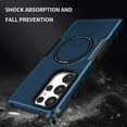thumbnail image 3 of ELEHOLD Hybrid Rugged Case for Samsung Galaxy S24 Ultra Heavy Duty Full Protection Compatible with Mag Safe Anti-Scratch Shockproof Slim Magnetic Case for Samsung Galaxy S24 Ultra,Royalblue, 3 of 10