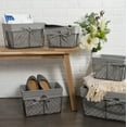 thumbnail image 5 of DII Modern Metal Chicken Wire Basket in Bronze/Gray (Set of 5), 5 of 6