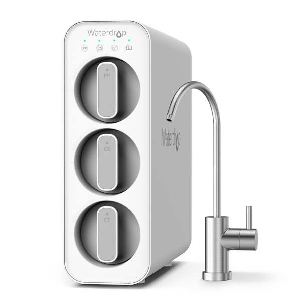 Waterdrop TSC Under Sink Water Filter System, USA Tech, Smart Filter