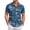 Dark Blue015, variant on QHRMKOG Mens Short Sleeve Shirts Relaxed Fit Tropical Print Hawaiian Shirt Light Holiday Button Down Beach Shirts Summer Casual Shirt Green 3XL