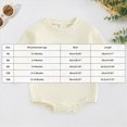 thumbnail image 4 of Gerichy Infant Baby Girl Winter Clothes Little Sister Matching Outfit One Piece Long Sleeve Romper Newborn Girl Sweatshirt Pullover Top 0-18 Months, 4 of 7