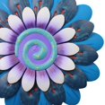 thumbnail image 4 of Metal Decor Decorative Outdoor Ornament for Backyard Yard Garden Blue, 4 of 7