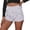 Purple, variant on Sparkling Sequin Party Shorts Solid Color High Waist Hot Pants For Carnival Nightclub Festival