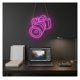 thumbnail image 3 of Letrero De Neón LED Con Forma Cámara Para Pared, Ideal Para Estudio Fotográfico, Decoración Creativa, Dormitorio, Sala Juegos, 19.6918.23in/5046.3cm, 3 of 6