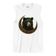 thumbnail image 5 of Celtic Moon Bear Muscle Shirt Mystical Forest Animal Wildlife Nature Spiritual Celestial Lunar Viking Valhala Men's, 5 of 7