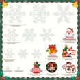 thumbnail image 2 of Naler 10 Sheets Christmas Decoration Snowflake Wall Decals, Window Clings Glueless PVC Stickers for Home Winter Party Decor, 2 of 8